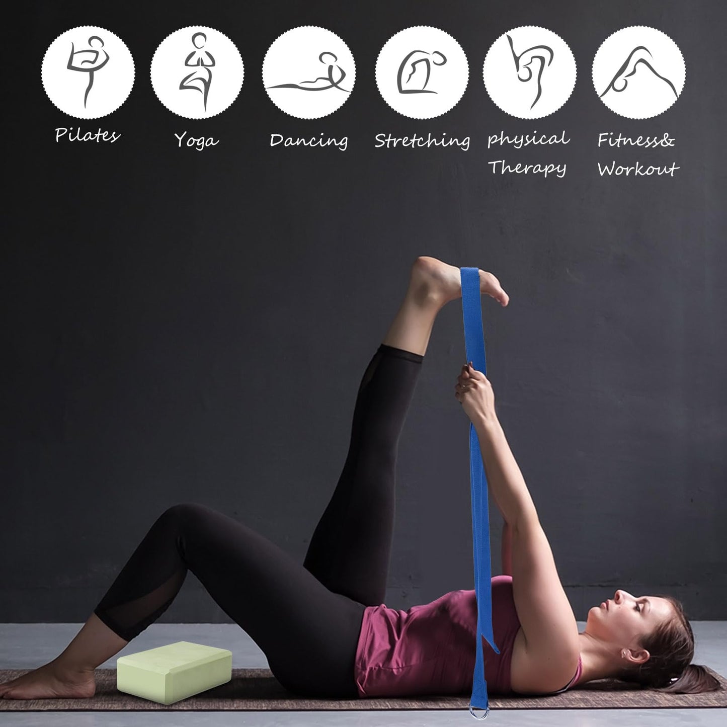 Outus 20 Pcs Yoga Blocks Bulk 9 x 6 x 3 Inch High Density Bricks to Improve Strength Flexibility Balance Soft Non Slip Gymnastic Blocks for Yoga Sports(Light Green)