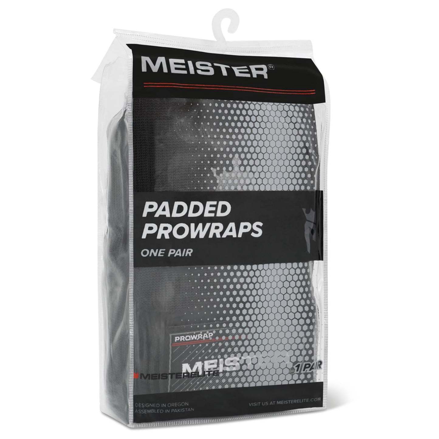 Meister Padded ProWraps Inner Hand Wrap Gloves (Pair) - Black - Small/Medium
