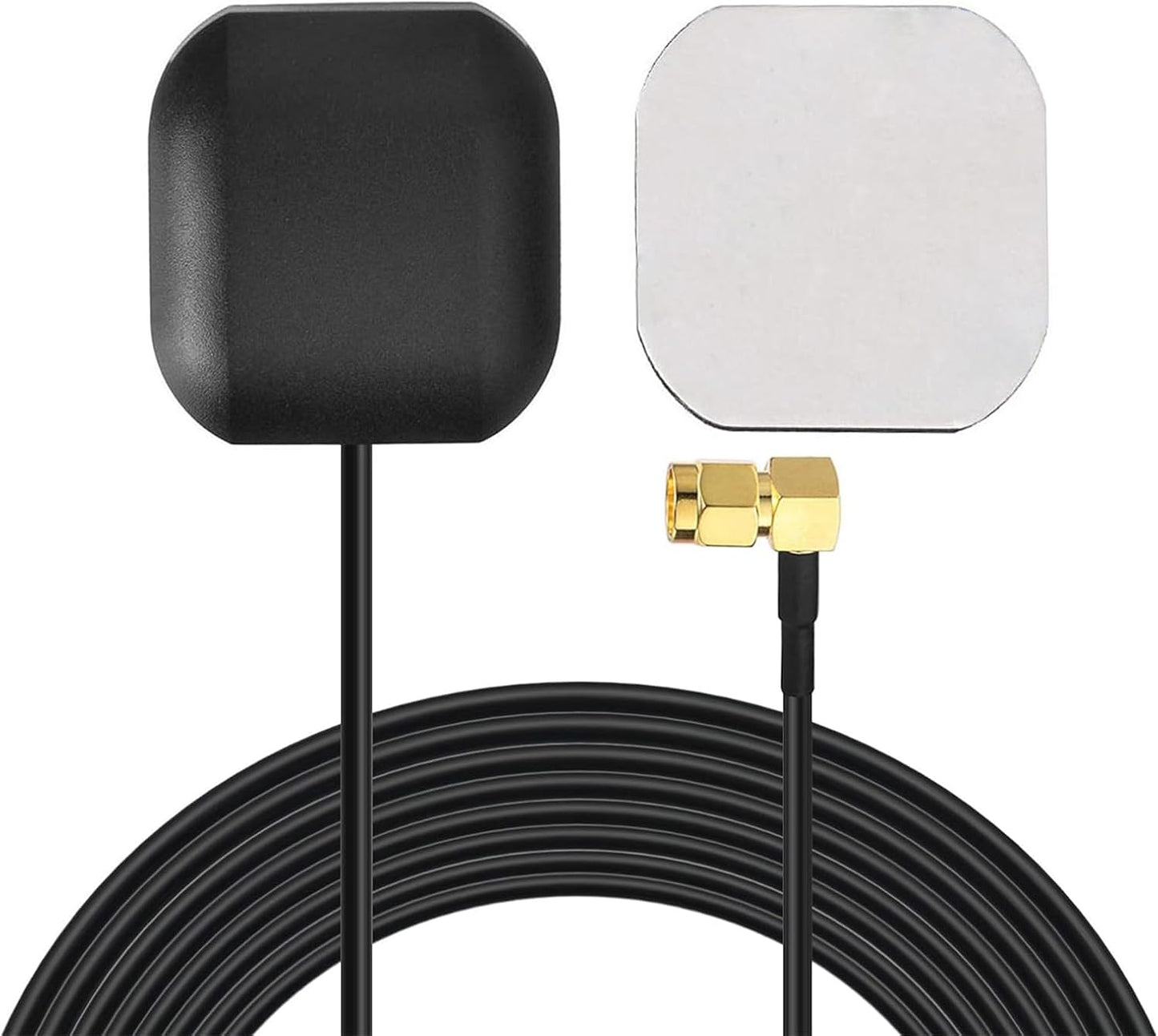BINGFU Car GPS Antenna SMA Male Waterproof Active GPS Navigation Antenna for Car Stereo Radio Head Unit GPS Navigation