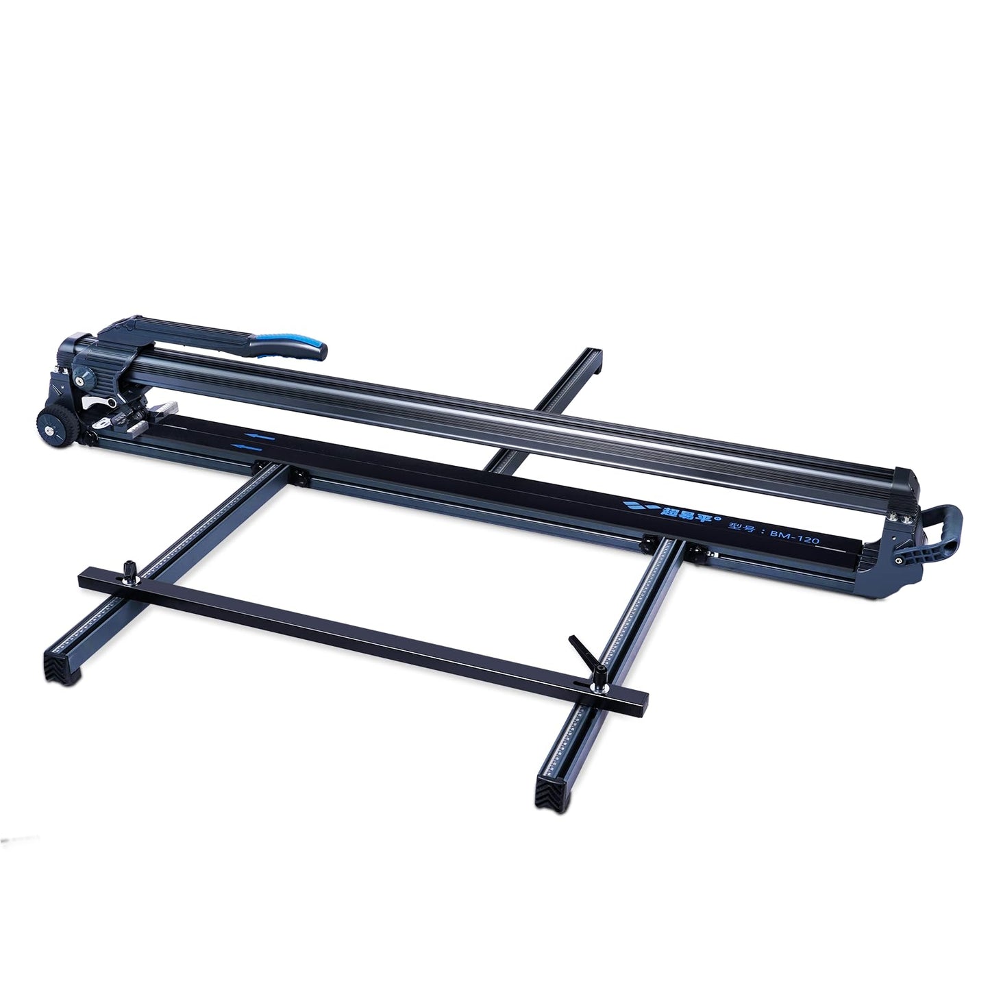 "YJINGRUI 1pcs Tile Vibration Leveling Machine, for Makita 18V Max Battery & 1pcs Manual Tile Cutter 48"", Precise Ceramic Tile Cutting Tool"