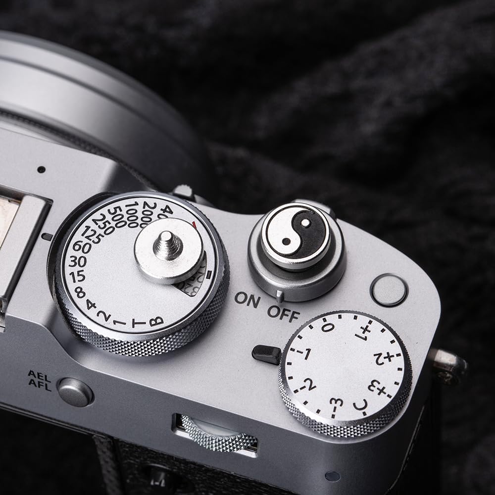 X-T5 X-T4 X-T3 X-T30 X-T30 X-T20 X-PRO3 X100VI X100V X-E4 X-E3 Camera Soft Release Button, Shutter Button for Fujifilm