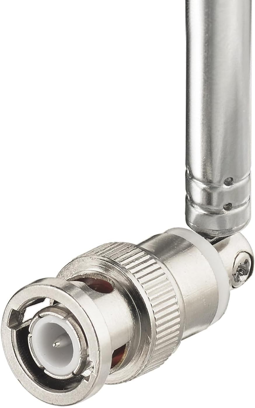 SZSAUTO 20-1300MHz 7 (2-Pack) Counter Police Radio Scanner Antenna BNC Male Section Telescopic Handheld Ham CB Antenna