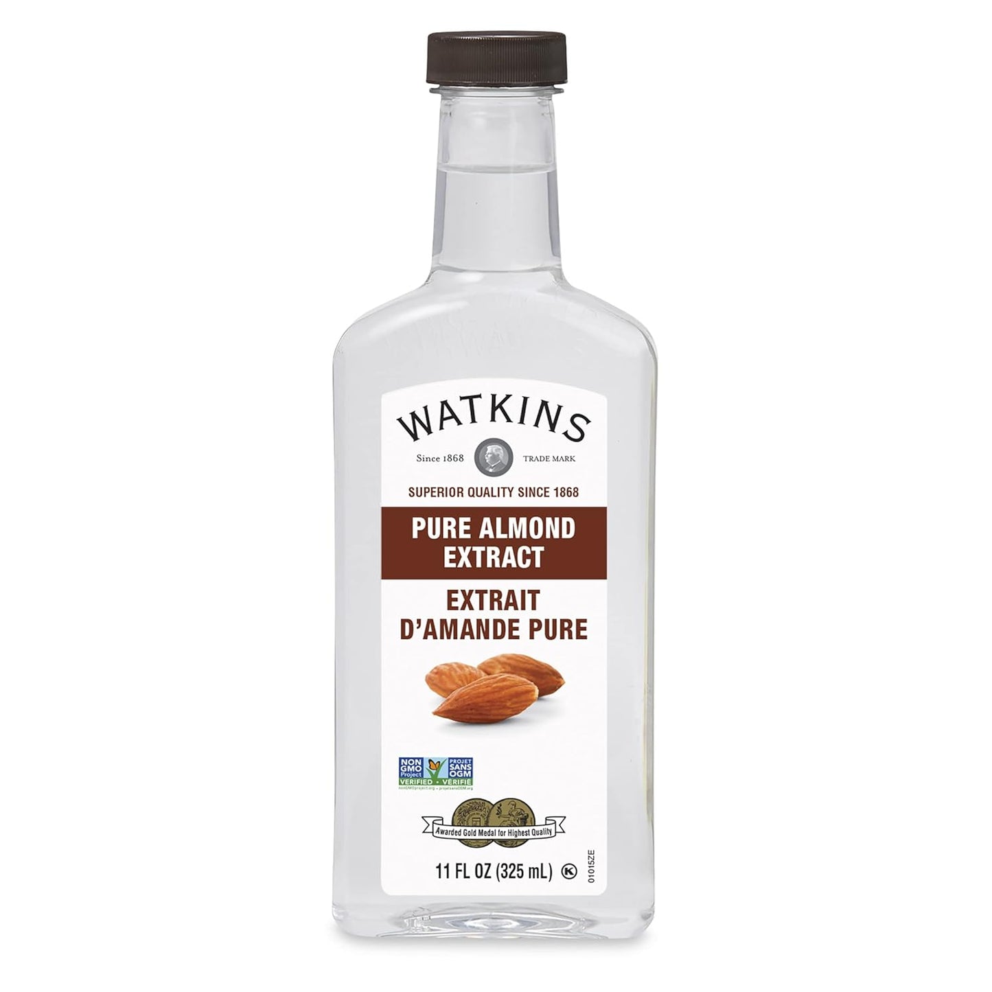 Watkins Pure Almond Extract - 11 oz Bottle for Baking & Flavoring | Natural Ingredients