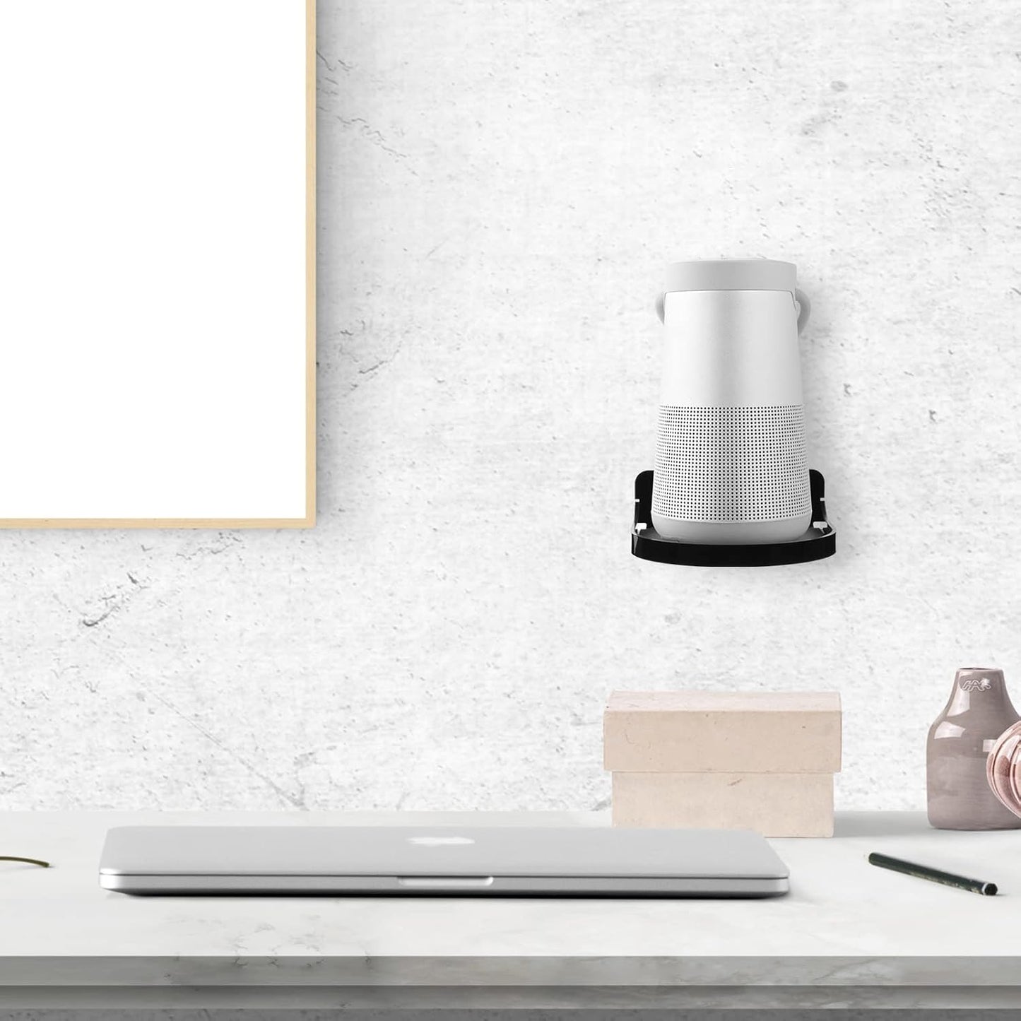 5 inches TXEsign Speaker Shelf Mount Small Floating Shelf Small Shelf Stand for Speaker, Webcam, Action Figures Acrylic
