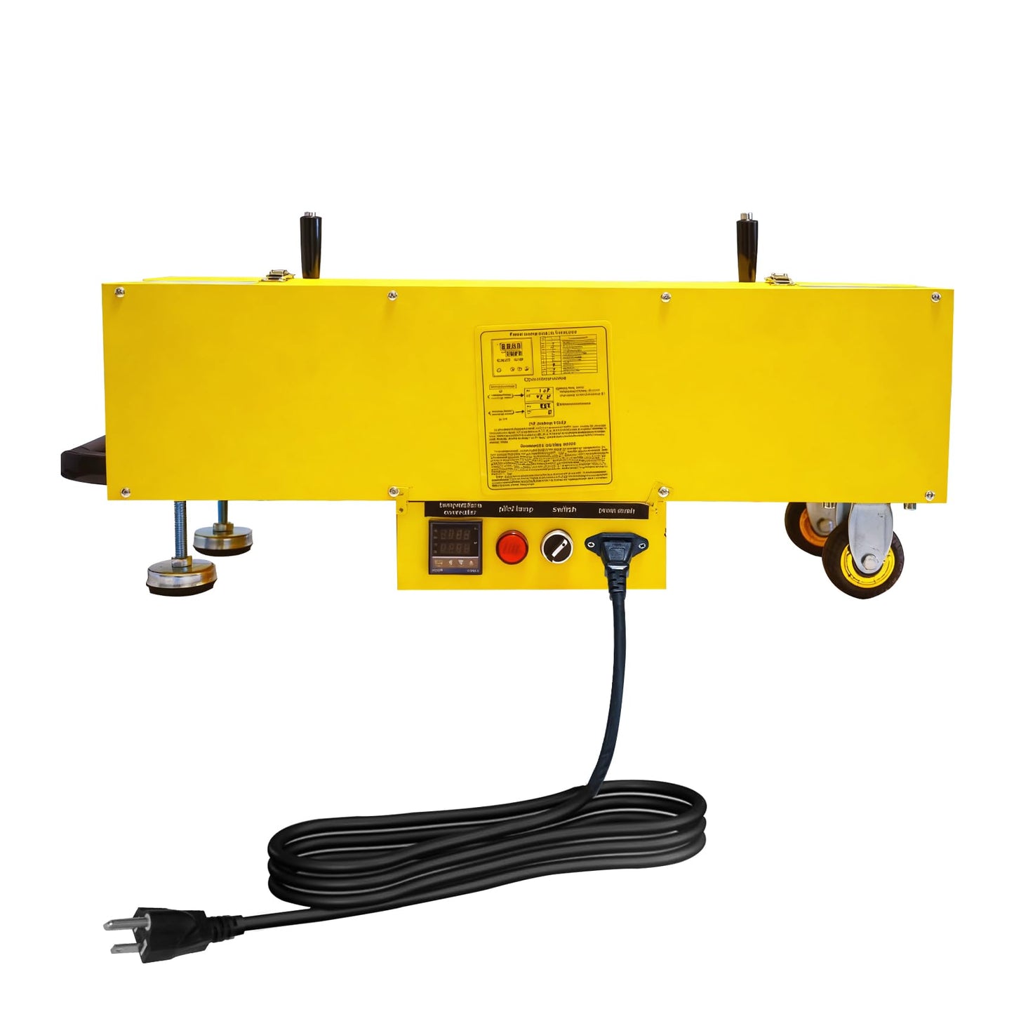 1/2" to 4" Electric PVC Pipe Heater with Power Indicator & Transport Wheels - 1800W 120V Digital Temperature Control Bending Tool for Electrical Conduit & Plumbing Pipes