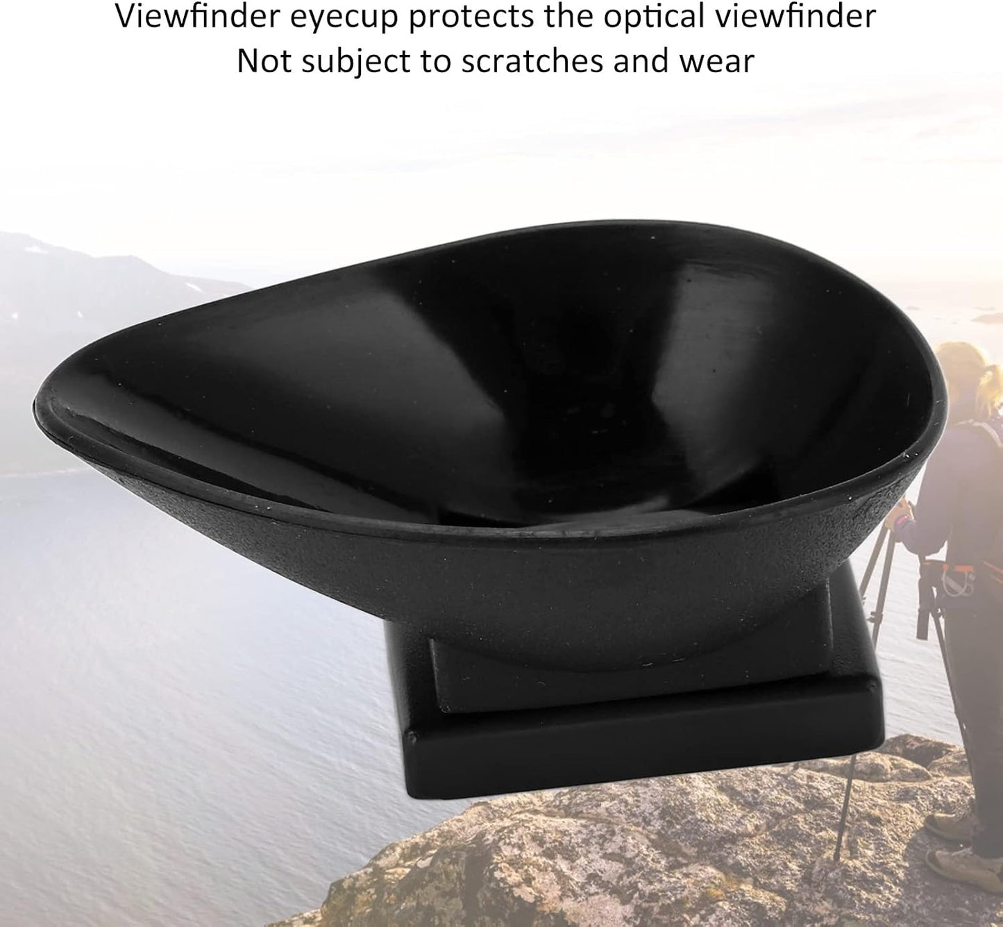 22mm Set D300 D200 D90 D80 D7000 D7100 D5200 D510 Camera Eyecup, Camera Viewfinder Eyecup Eyeshade Oval Level Cold Shoe