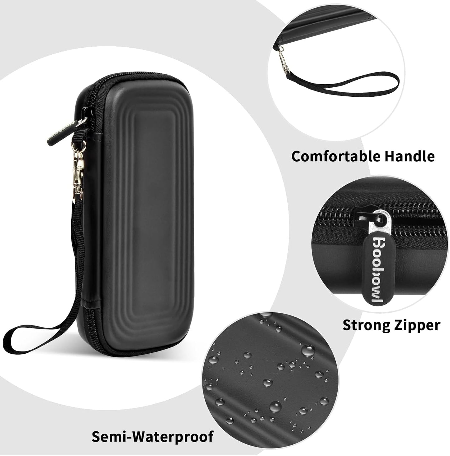Boobowl (20K/10K 30W), Protective Case for Anker Zolo Power Bank with Mesh Pocket & Detachable Strap-Compact Storage