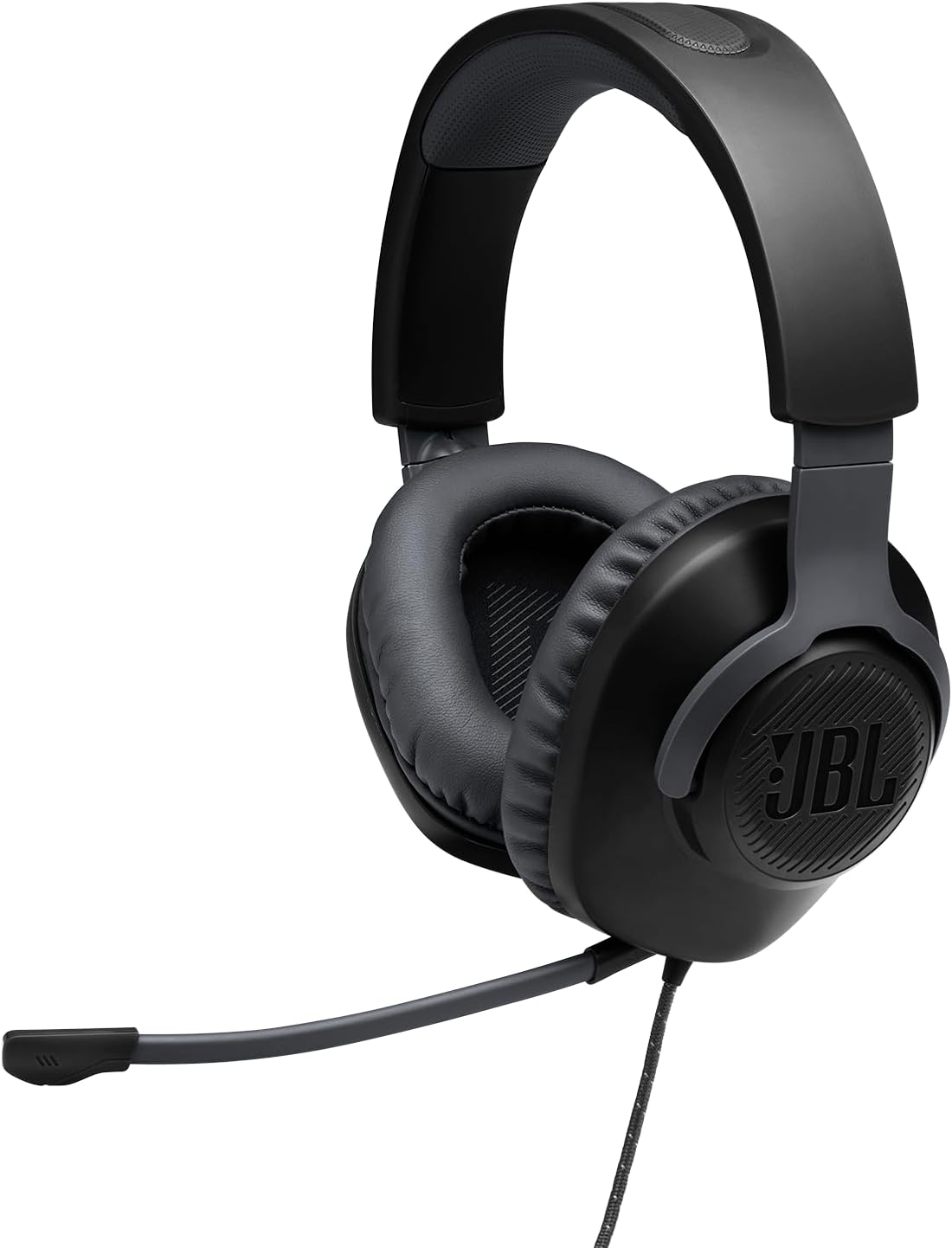 100 JBL Quantum - Wired Over-Ear Gaming Headphones - Black, Large