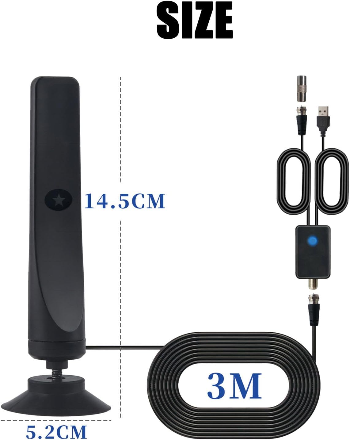 Generic 2025 Wave Max TV Antenna
