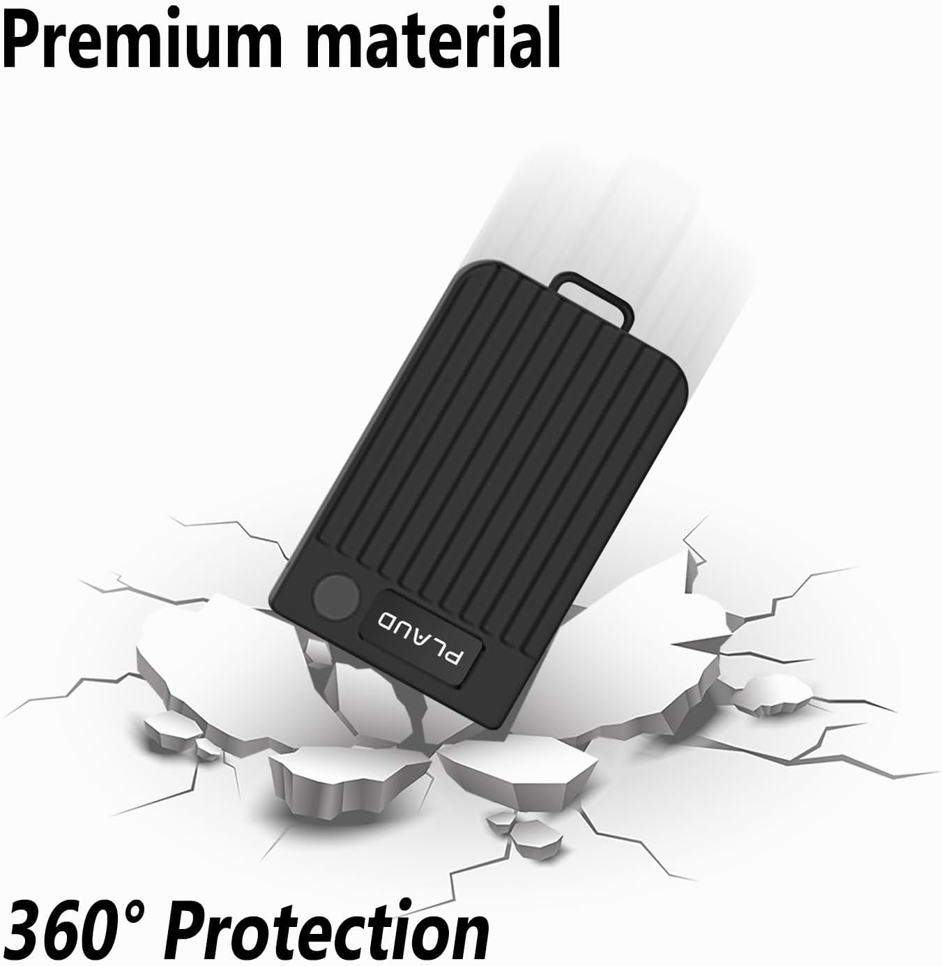 Geiomoo 2025, PC Case for Plaud Note Pro AI Voice Recorder Flexible Scratch Resistant Protective Cover (Black)