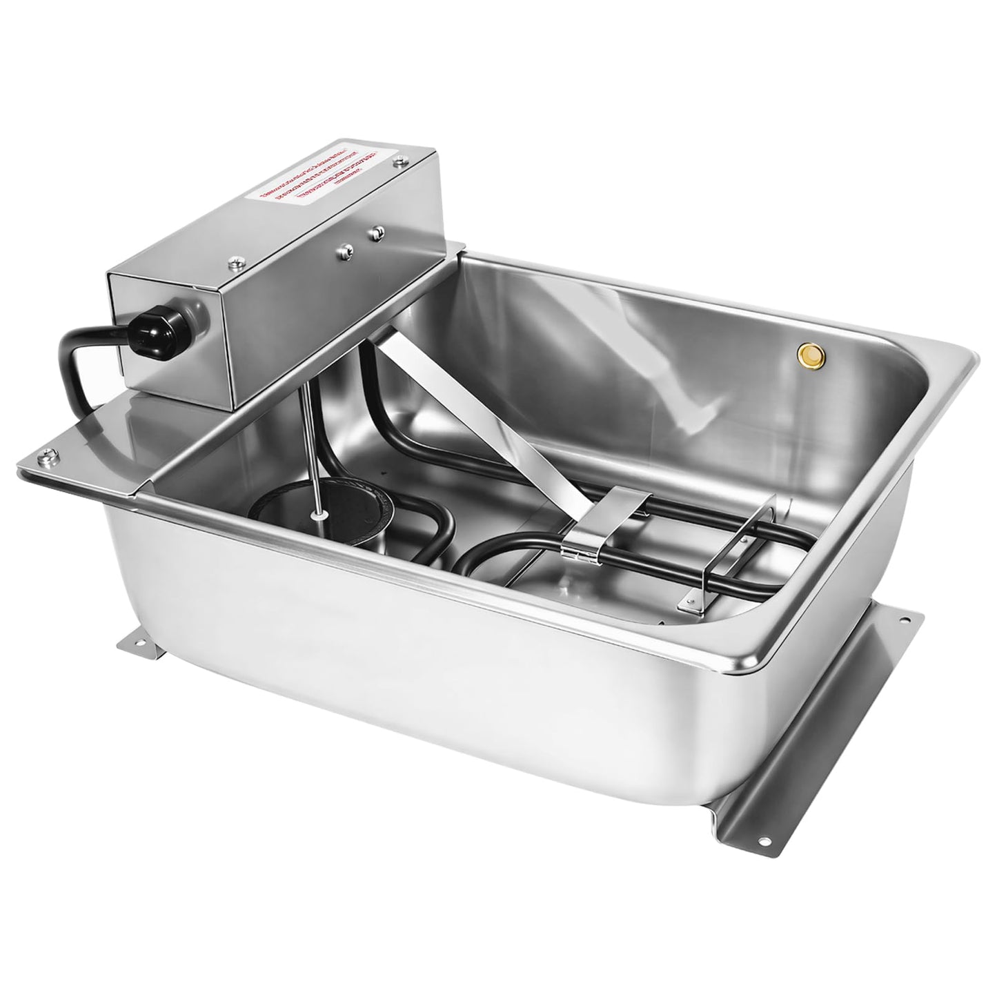 CP819 Commercial Condensate Evaporator Pan, 7 QT 120V 1440W 12A, 12 Gallons/Day Evaporation Rate, UL Certified, Applicable to Supermarket Refrigeration & Elevator HVAC Systems