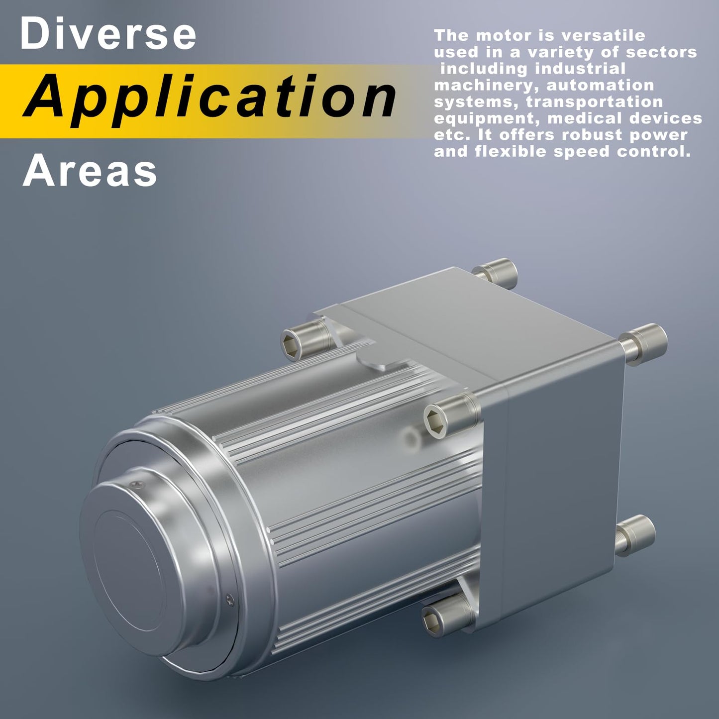 Bemonoc High Torque Electric 110V AC Gear Motor Variable Speed 50/60HZ 12RPM 6W 120K with AC Governor and Bracket Combo for Industry