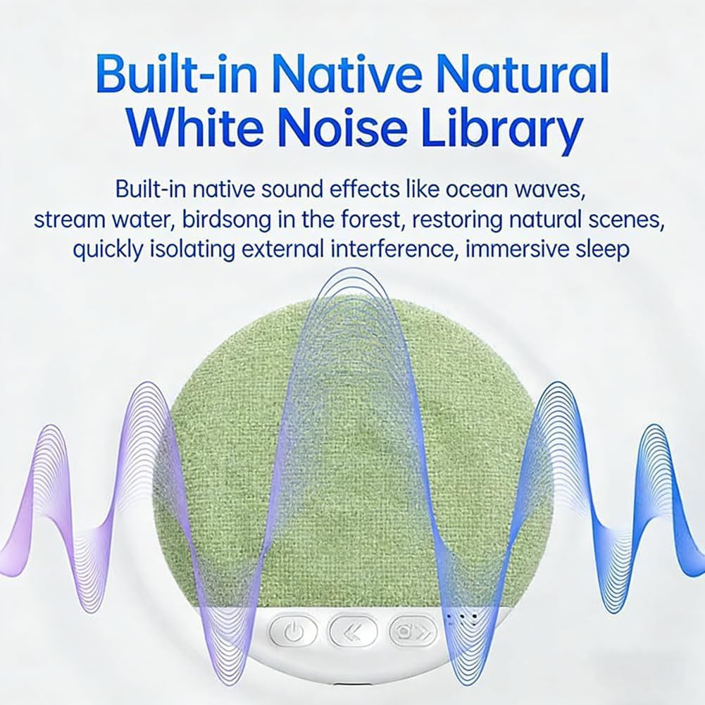 Generic 5.4 (Pink,1pcs) Portable Bluetooth Under Pillow Speaker, Mini Bluetooth Pillow Speaker Sleeping, with White
