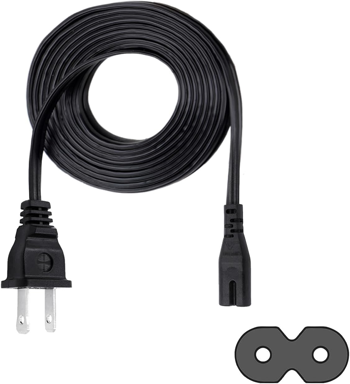 Saireed E3.5 Monitor,E4.5 8ft 2 C7 Power Cord Replacement for Presonus Eris Studio Active Studio Monitor Prong AC IEC