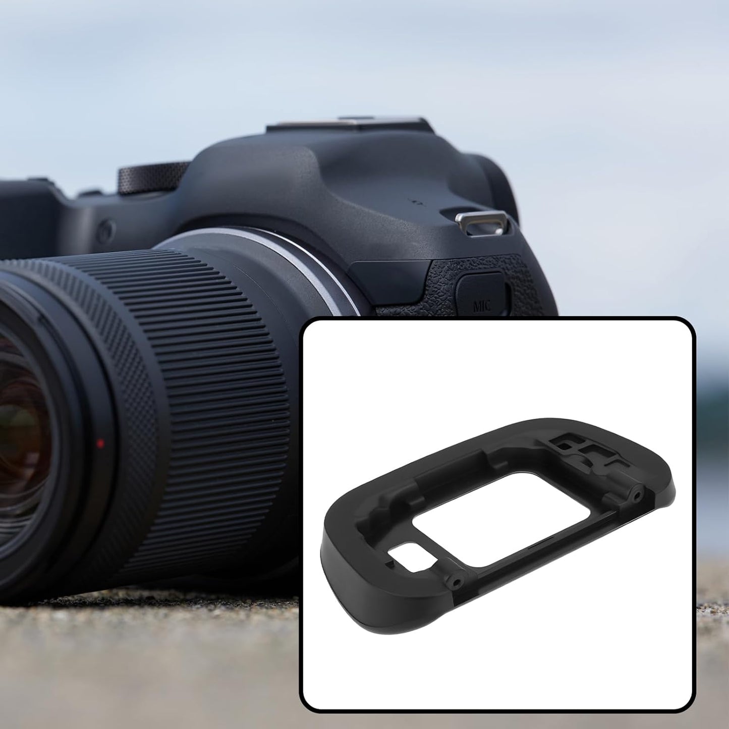 R7 Create idea Hard Plastic Viewfinder Eye Cup Compatible with Canon Eos Camera