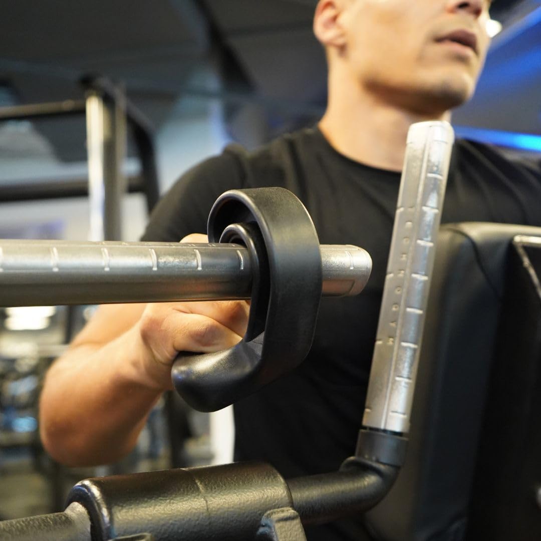 Kensui Swissies45: Angled Grip Handle Attachment for Pull-up Bars, Barbells, Machines and Resistance Bands