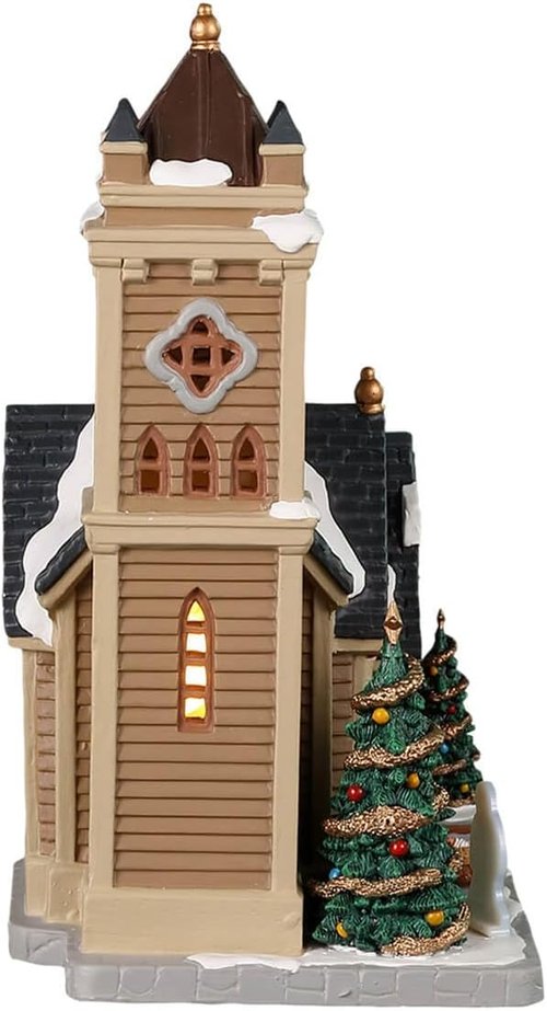 Lemax Mistletoe Chapel #25917 - Charming Holiday Decor for Festive Home Displays