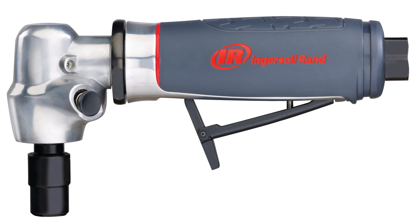 Ingersoll Rand 5104MAX Angle Air Die Grinder, 12,000 RPM, 0.4 HP, 1/4" Collet, Rear Exhaust