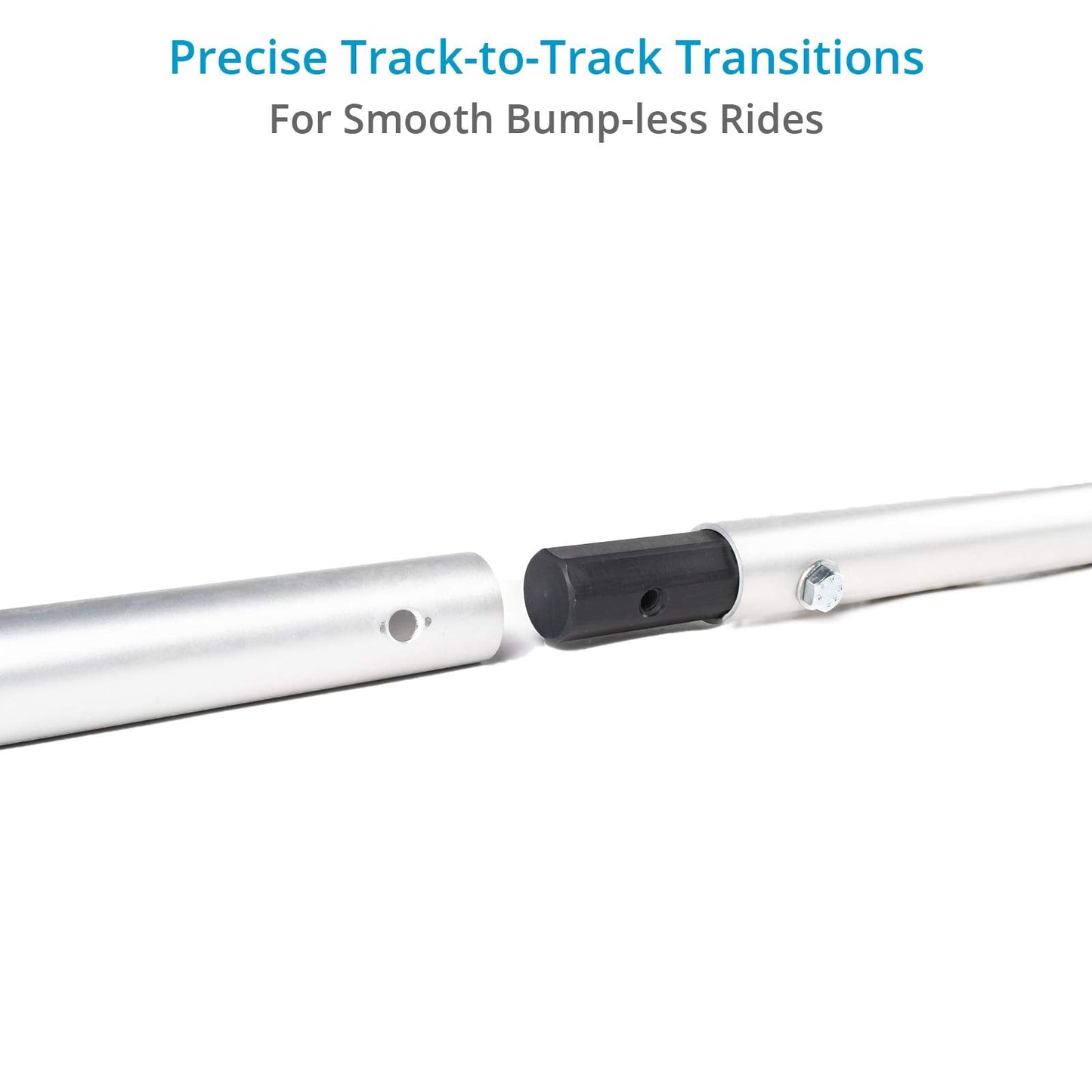 PROAIM 12ft Straight Aluminum Camera Dolly Track. Diameter-32mm. Center Distance -28”. Payload up to 400kg / 882lb. (P-TRK-12)