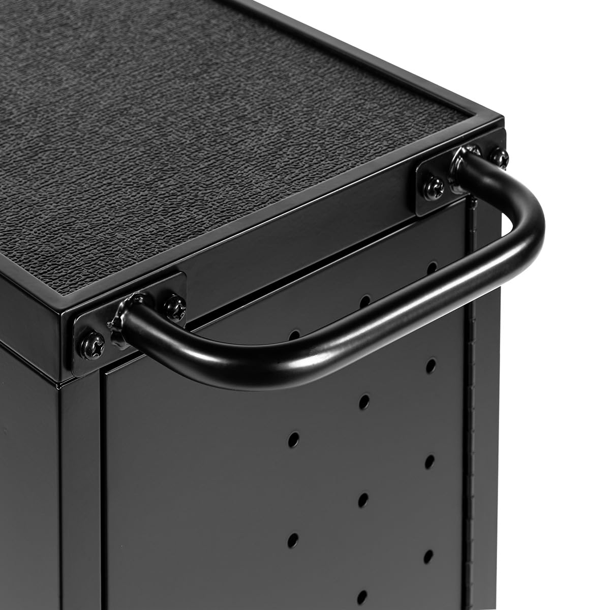 Line Leader Compact 16 Device Rolling Mobile Charging Cart for Chromebooks, Laptops, Tablets, Charging Station For Classrooms and Offices, Includes Power Strip and Locking Cabinet (Black, 34in x 23in)