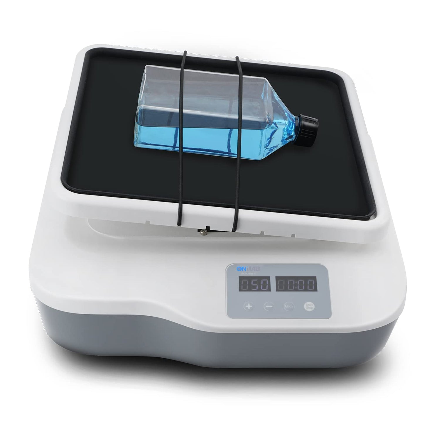 ONiLAB Led Digital Rocking Shaker Adjustable speed 10-80RPM, Rocking Rotator Shaker with continuous mode or timer mode 1min-99h59min, Capacity 2KGS, Digital Display speed and time, Labs and Classrooms