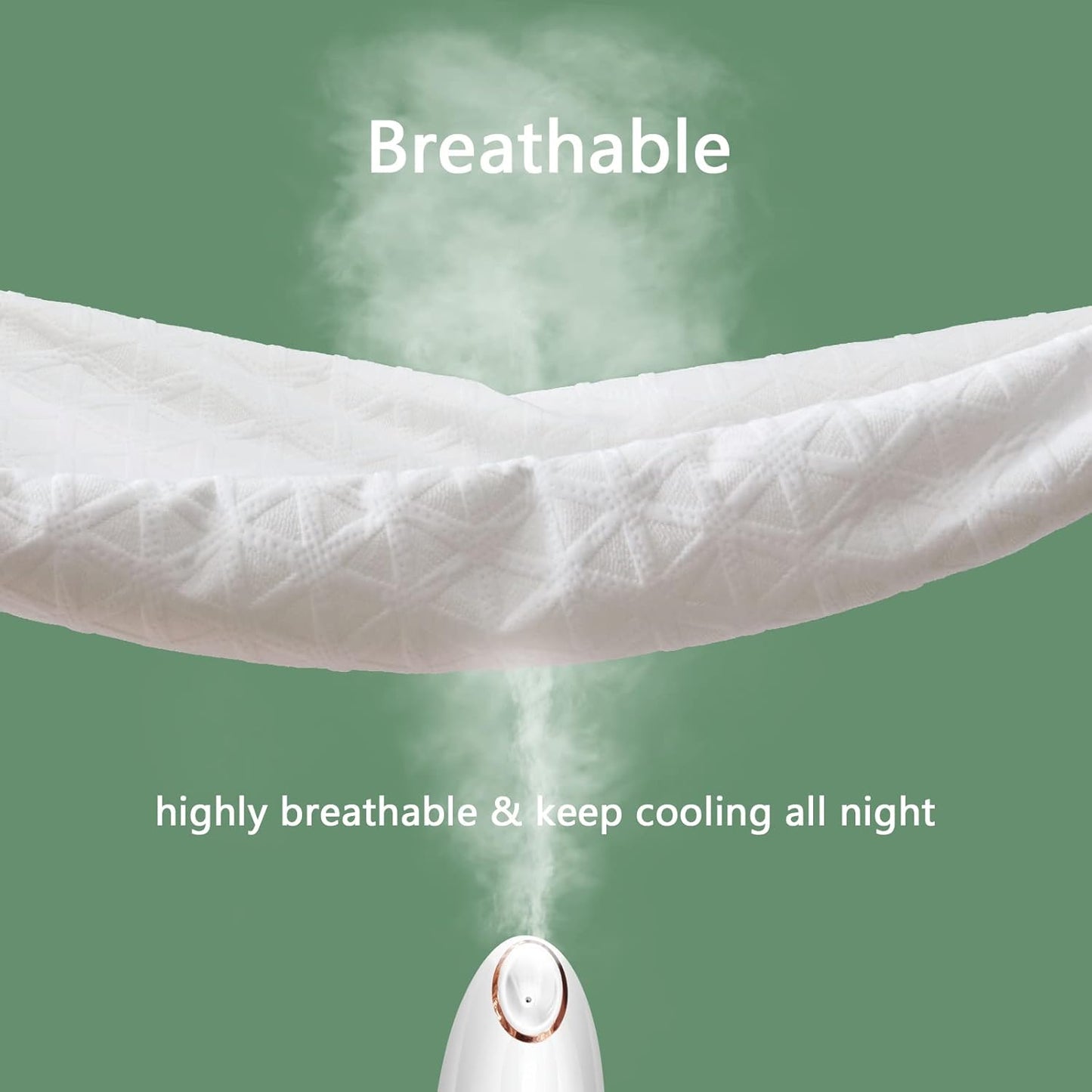 Premium Waterproof Mattress Protector - Queen Size Breathable Cooling Bed Cover | Soft, Noiseless & Washable