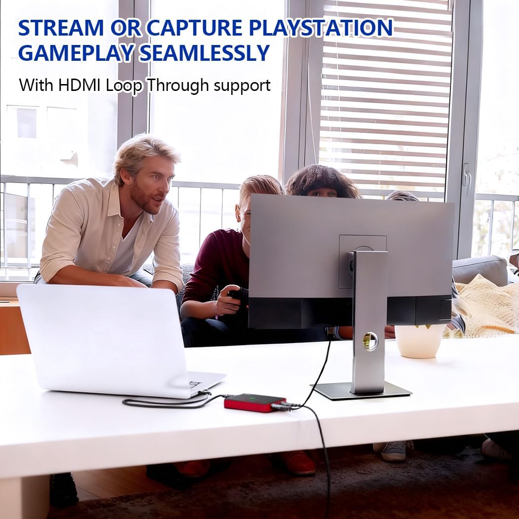 SOGTICPS 4K30 1080p60, 3.2 1 3.5 mm PS5/Xbox/Switch/DSLR/iPad HDMI Game Capture Card USB Gen Type-C & USB-A, Zero-Lag