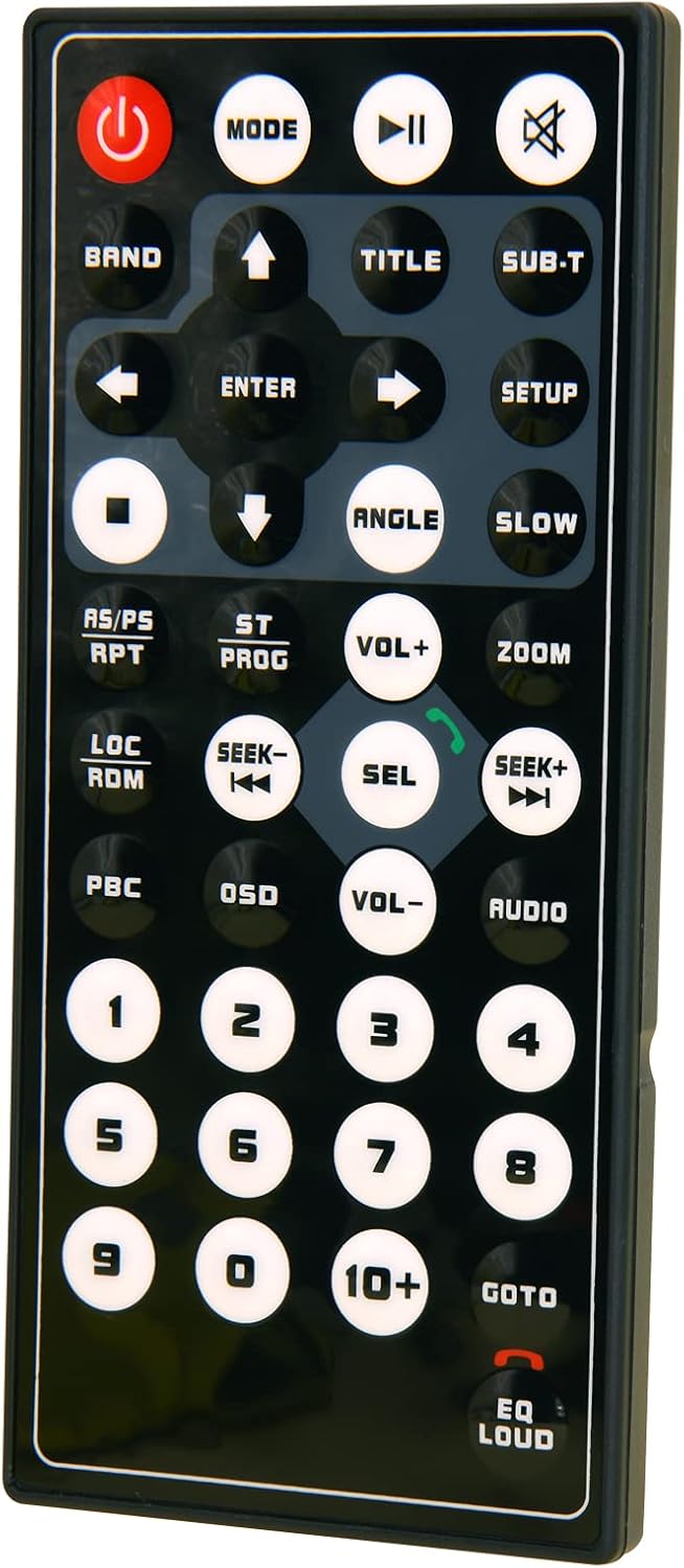 YAOHUIMI XDVD236BT DV526BT XDVD256BT DV527BT XDVD770BT XDVD176BT AXV150BT AVM101LH AVM700Ui Replacement Remote Control