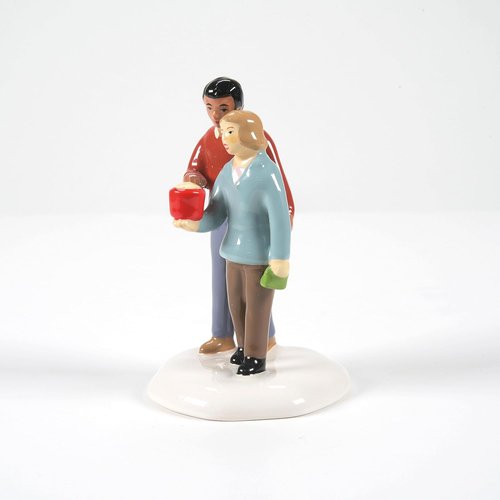 Department 56 Date Night Figurine - Original Snow Village Accessory, 3.31 Inch, Multicolor