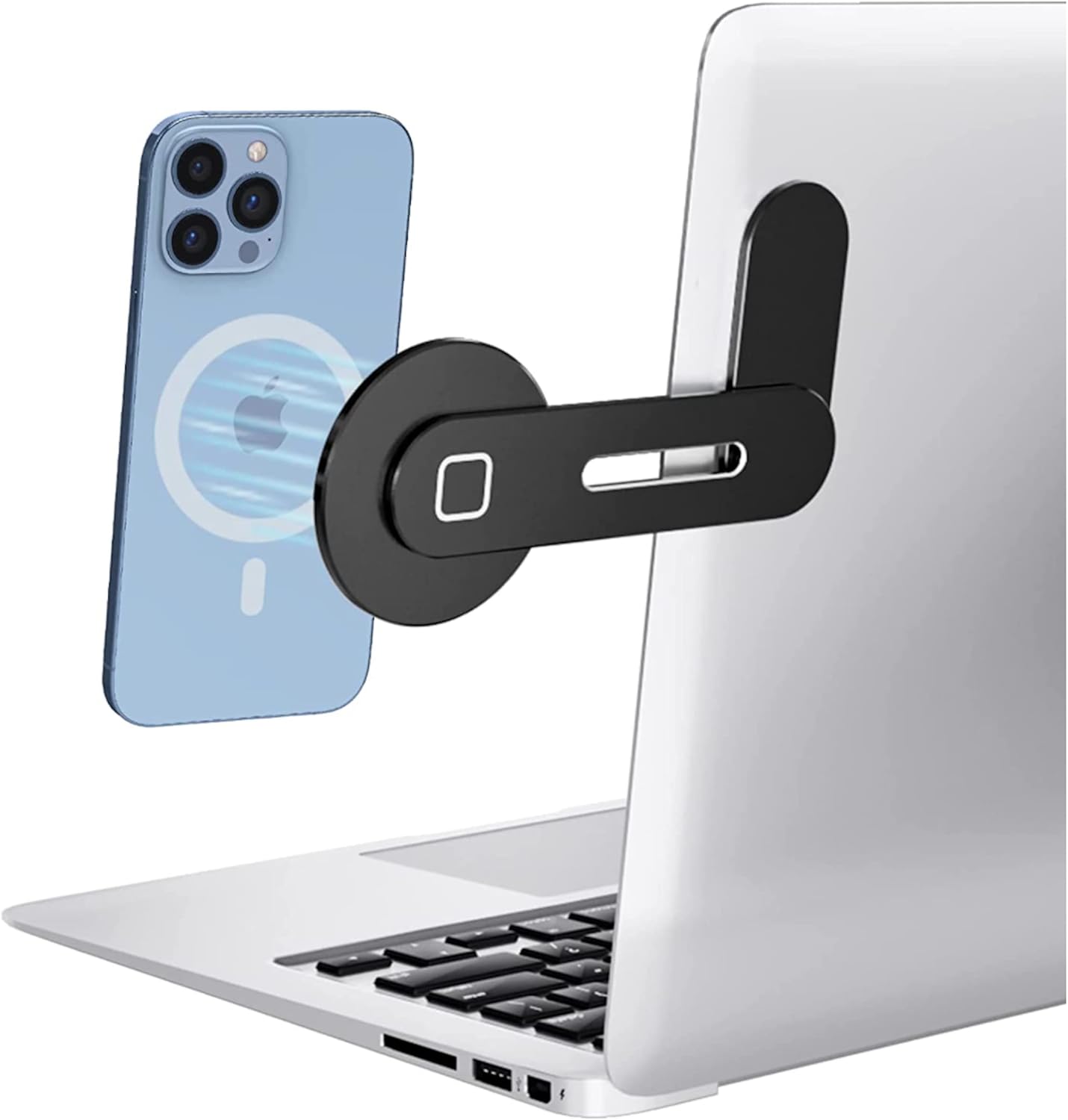 Aporia International +12 Aporia - Compatible with MagSafe iPhone Side Mount Holder for Laptop Computer EV Monitor