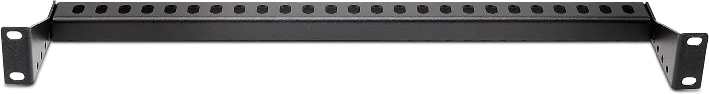 StarTech.com 1U 19" (12S-Cable-Lacing-BAR) Rack Mountable Cable Lacing Bar w/Adjustable Depth, Cable Support Guide