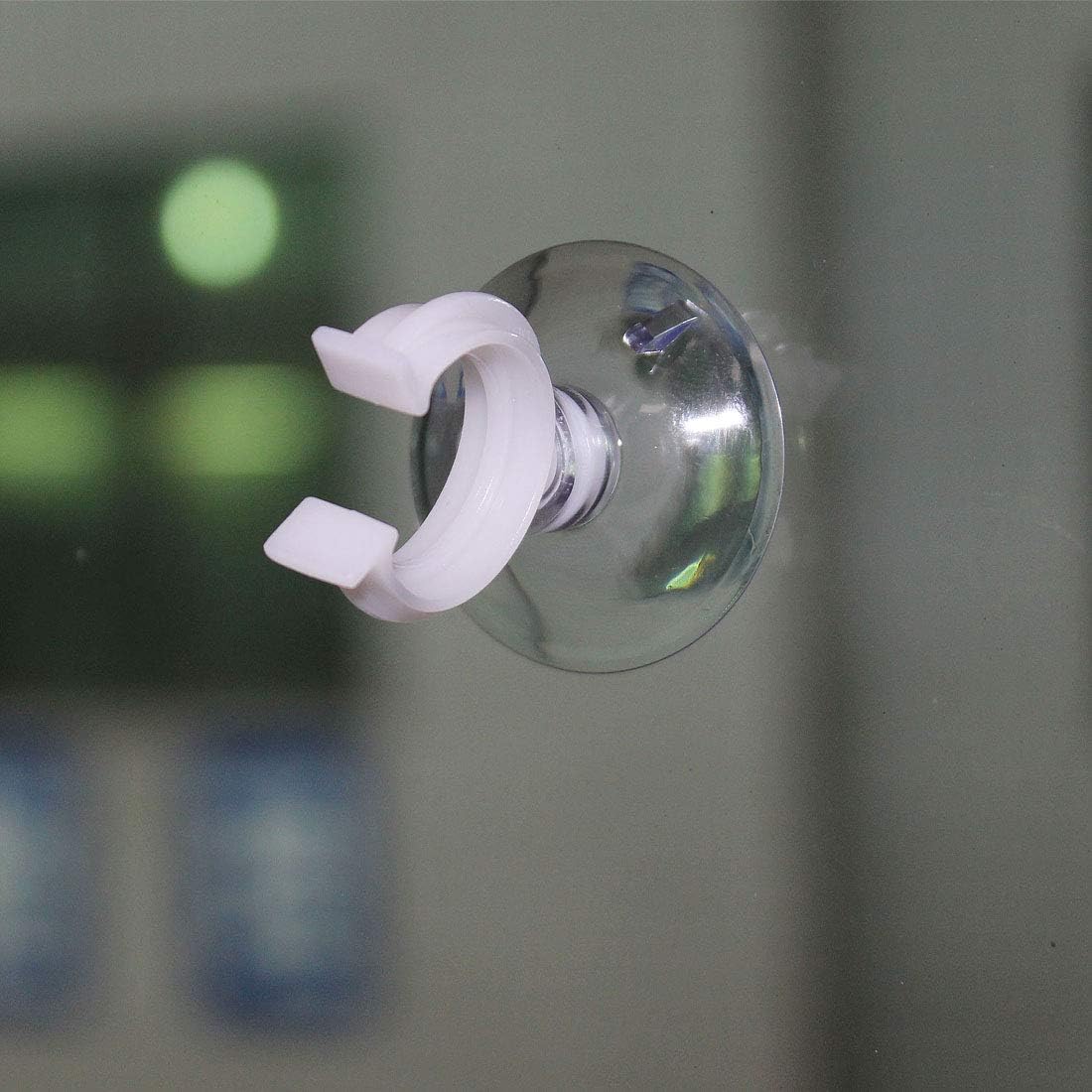 Uxcell Aquarium Suction Cup Clips - Airline Tube Holders for Fish Tank | Clear 17mm, 20 Pcs