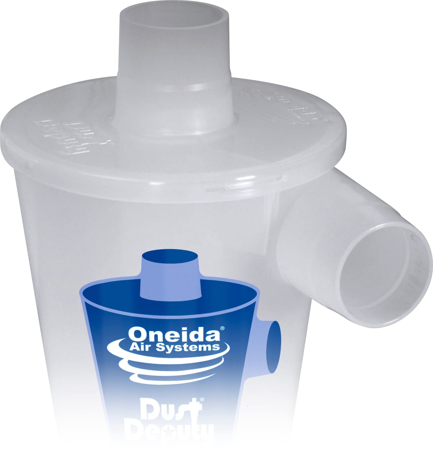 Oneida Air Systems Dust Collector & Cyclone Separator Kit DD Deluxe 5-Gal - Clear Bucket - Portable