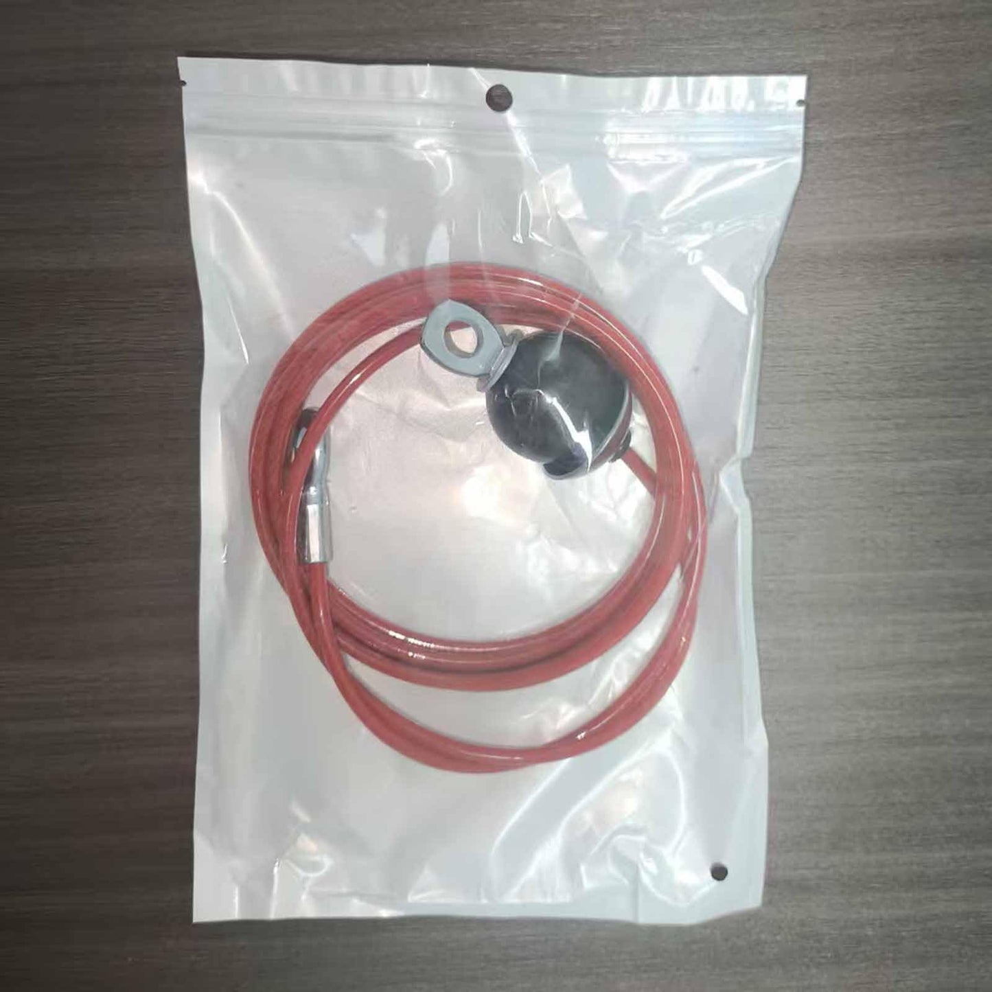 AIKESIWAY Replacement Cables for Home Gym, Fitness Pulley Cable, Weight Machine Replacement Cable -Thick 5mm(0.2inch) Heavy Duty Steel Wire Rope for Home Gym Cable (Type-B red, 39 inches)