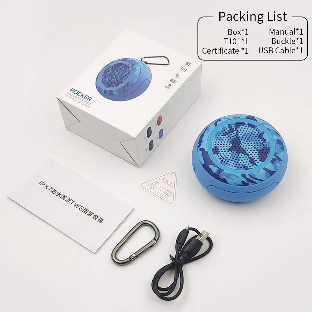CYBORIS IPX7 Small Floating Bluetooth Speaker Waterproof, Shockproof & Portable Mini Outdoor Wireless Speaker
