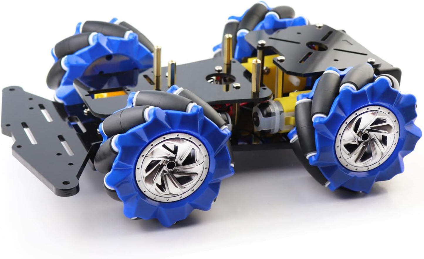 4WD R3 R4/ 5/4B/3B+/3B/2B/1B+ Mecanum Wheel Smart Car Robot Chassis for Arduino Leonardo/Raspberry Pi Projects with TT