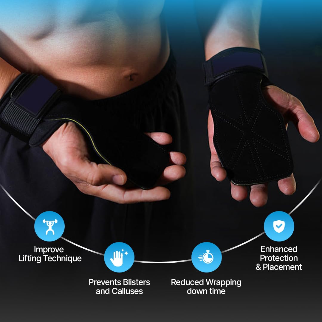 Wrist Straps for Weightlifting, Grip Lifting Straps for Deadlifting and Powerlifting, Weight lifting wrist wraps, Lifting Grip, Adjustable work out wrist straps, Nonslip Lifting Straps for Weight lifting