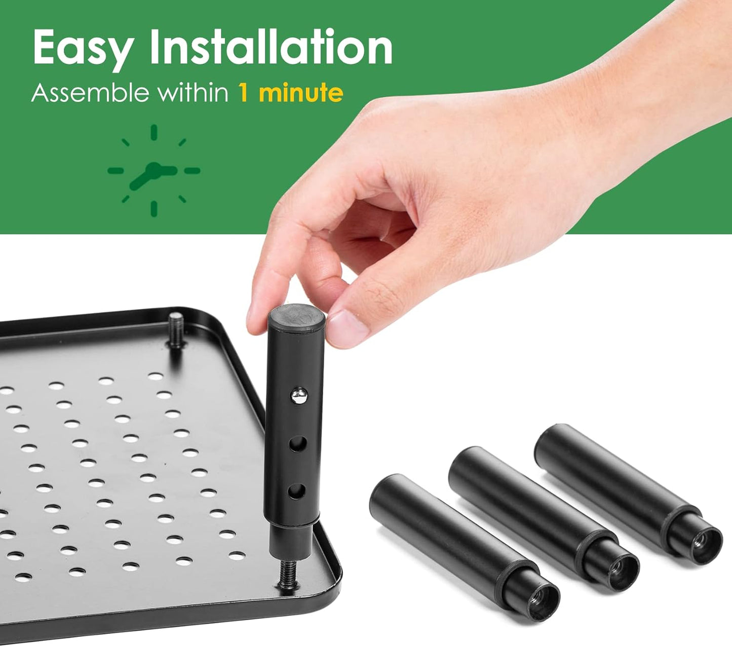 2 Pack 3 2 DOLALIKE Desktop Riser, Height Adjustable Monitor stands for Monitors, PC, Computer, Printer, iMac, Desktop