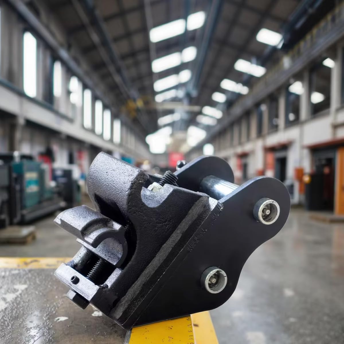 INTBUYING Mini Excavator Attachment Quick Change Quick-Hook Coupler for mini-excavators Span: 3.54in Bore: 0.98in,Center Wheelbase: 3.54in