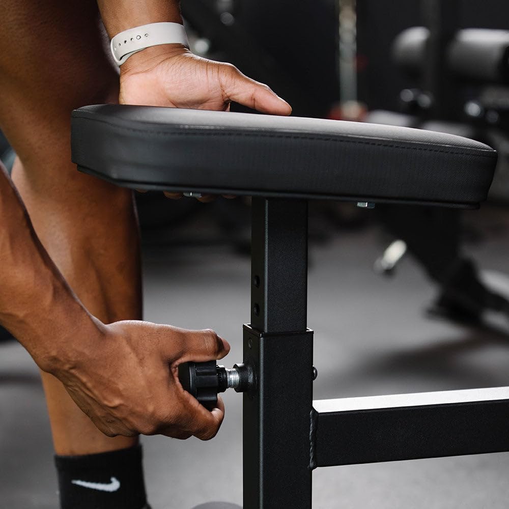Titan Fitness Plate Loaded Seated Row Machine, Rated 270 LB, Adjustable Chest Supported Row Machine with Olympic Weight Posts, for Back, Arms, Shoulders