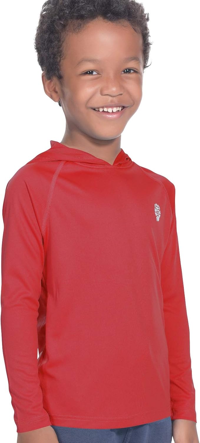 Hoodies for Boys Outdoor Recreation Shirts - Youth Athletic Tops Sun Protection UPF 50+