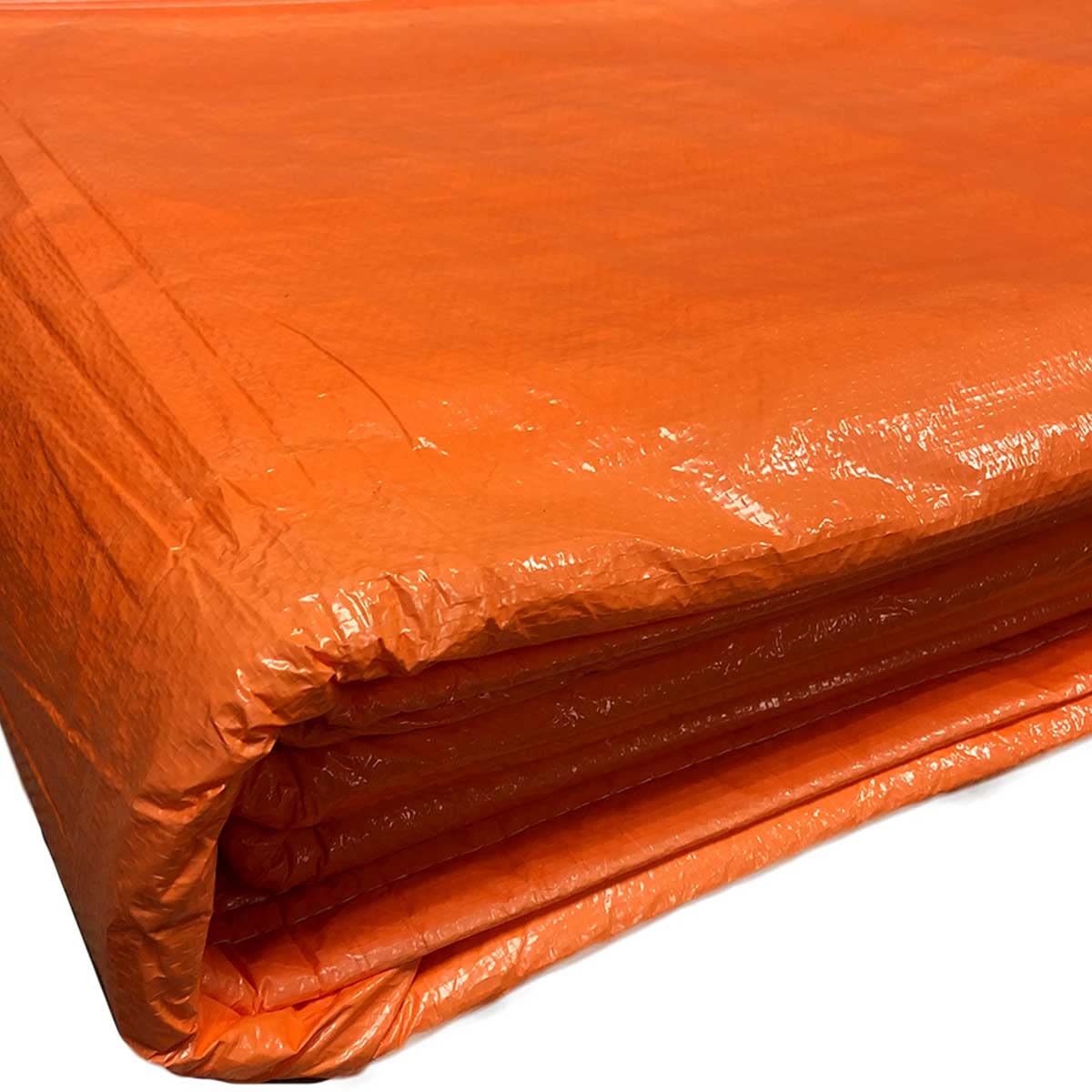 Moose Supply Concrete Curing Blanket Cover, 8 x 24 Foot Heavy Duty Insulated Concrete Blanket with Foam Core, PE Coated Woven Tarp for Construction, Cement, and Landscaping, Orange