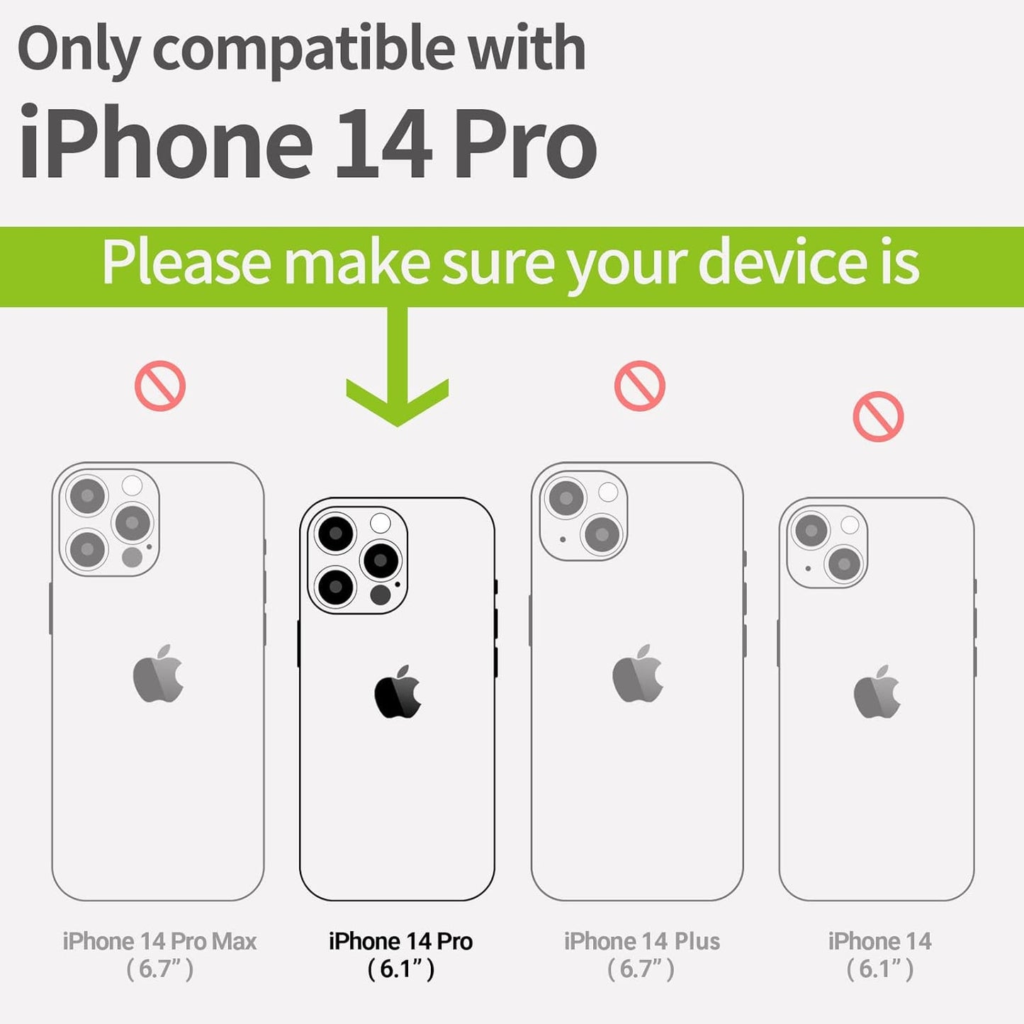 Carveit 14 Magnetic Wood Case for iPhone Pro - Natural Wood & Black Soft TPU - Shockproof Protective Cover - Unique