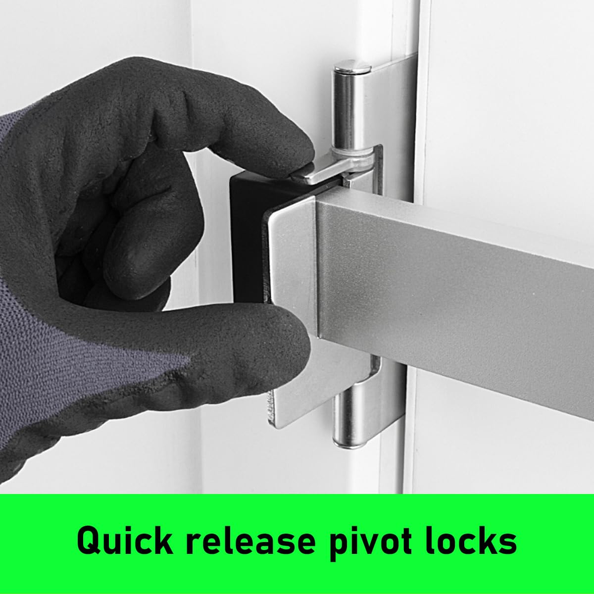 Door Security Bar-by Doorricade-Secure The Entire Width of Your Inward Opening Front Door-Safe Room. Fits Doors 32"-36" Wide.