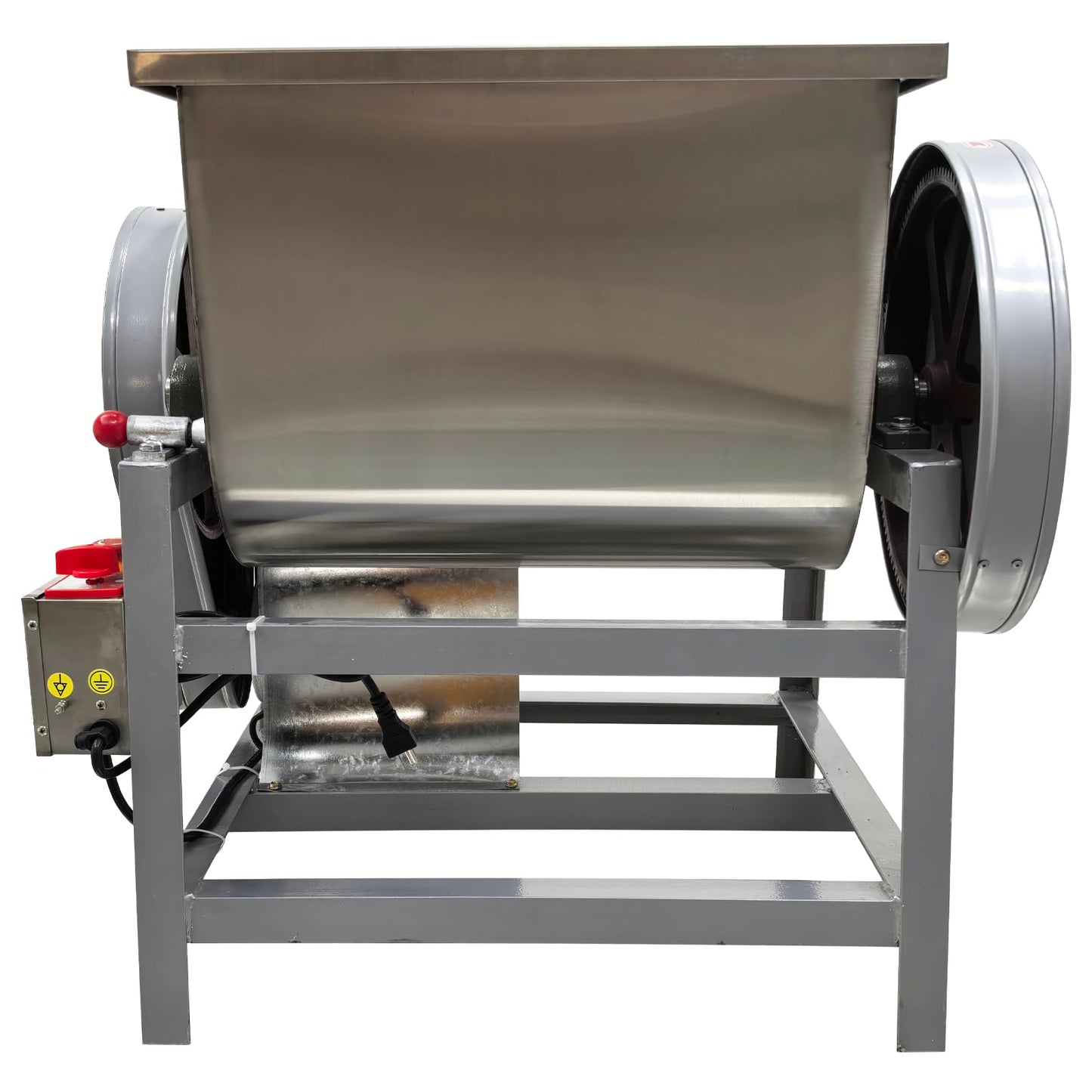IntXanth Commercial Dough Mixer Electric Food Mixer with Lid, Dough Blender Machine 15KG/30QT Capacity, 110V/1500W Commercial Dough Kneading Machine with 90° Tilt Bucket