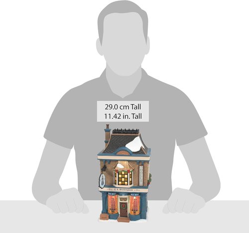 Department 56 Dickens Village - T.L. Buckingham Doll Shop Lit Building | 7.24 Inch, Multicolor
