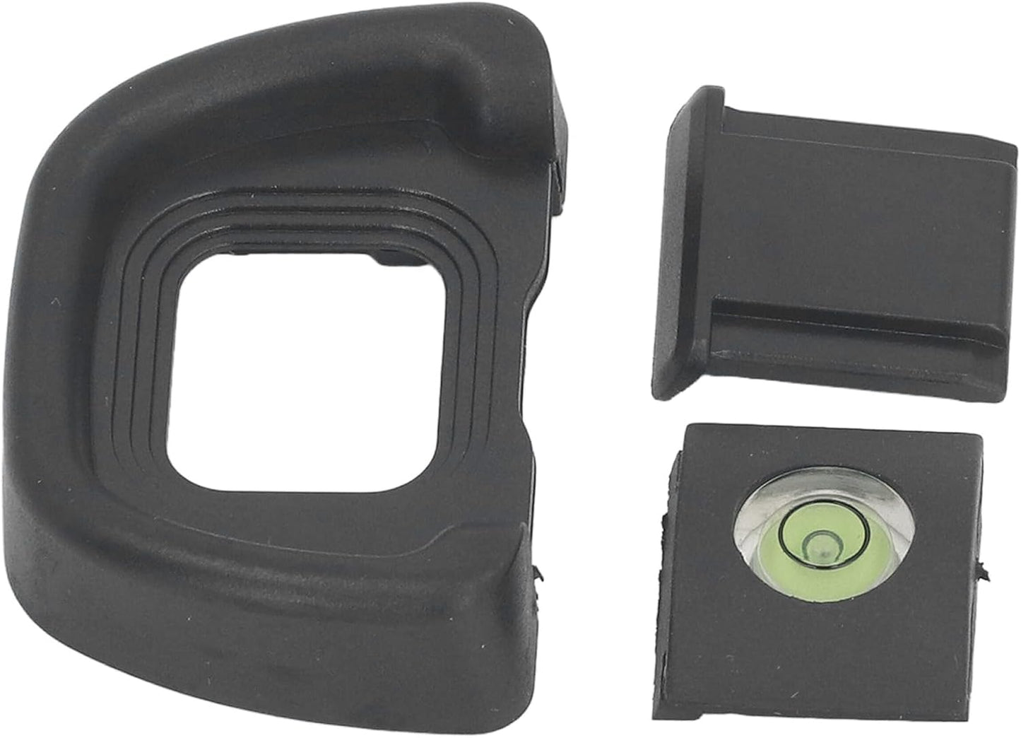 KIMISS Eyepiece Eye Cup for with Hot Shoe Cover and Leveler High Comfort ABS Viewfinder Replacement Professional