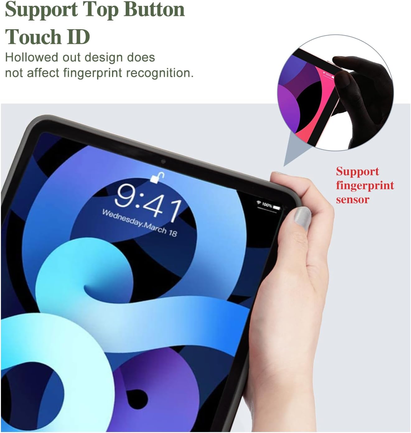 Vimorco 10th/ (A16) 11th Cozy 11th/10th 11th/10th for iPad Generation Case, Cats for iPad Case Generation Support Touch