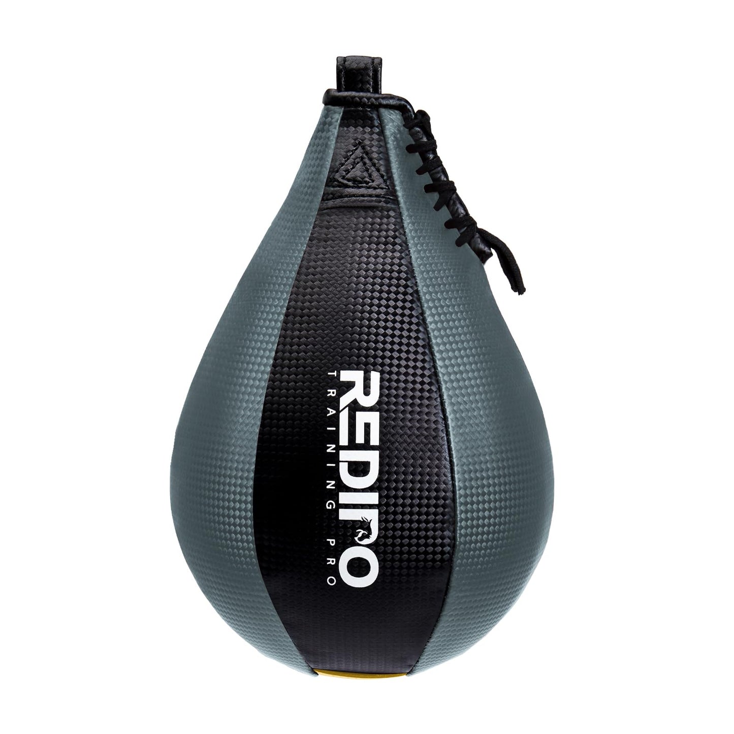 Redipo Boxing Speed Bag - PU Leather Speed Punching Bag for Boxing, MMA Training Speed Ball Reflex Ball Boxing Equipment, Punching Bag Workout Kicking Training Home Gym Exercise Speed Ball (Grey)