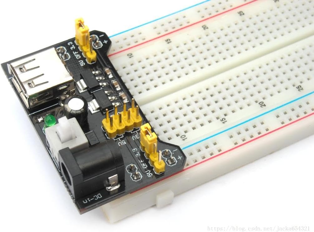 WWZMDiB 5 400 830 6.5~12V 3.3V 5V 5 9V Pcs Power Supply Module Compatible with Point and Point Solderless Breadboard